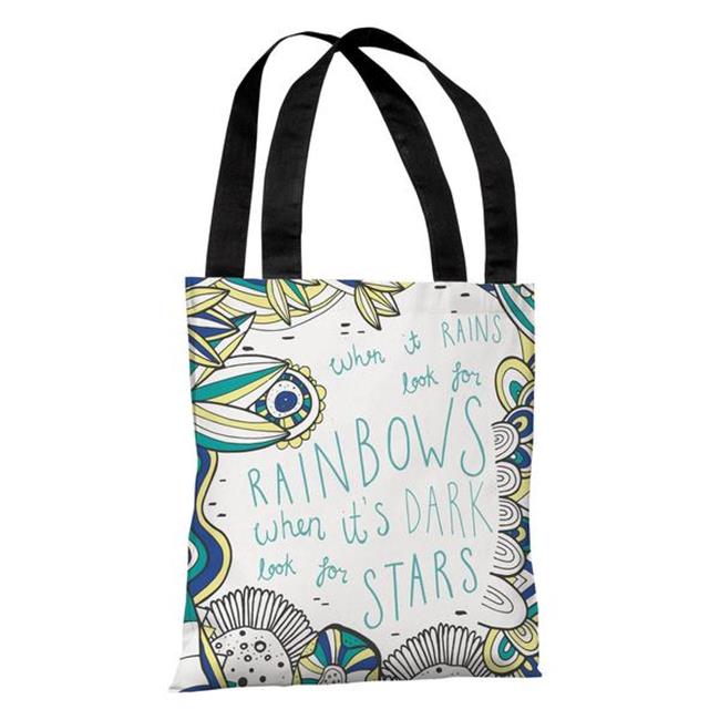 One Bella Casa 74926TT18P 18 in When it Rains Polyester Tote Bag by Susan Claire44; Multi Color