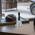 thumbnail image 5 of KAKOWELY bed bell Stainless Steel Hand Bell Loud Dinner Bell For Classroom Restaurant Call Bell Service Bell For Desk Ringing Bell For Food Line Alarm Jingles Ringing, 5 of 5