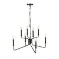 thumbnail image 4 of Millennium Lighting 98005 Senoia 5 Light 25" Wide Pillar Candle Style Chandelier - Nickel, 4 of 5