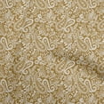 thumbnail image 1 of oneOone Cotton Poplin Dark Mustard Fabric Paisley Quilting Supplies Print Sewing Fabric By The Yard 56 Inch Wide-56, 1 of 6
