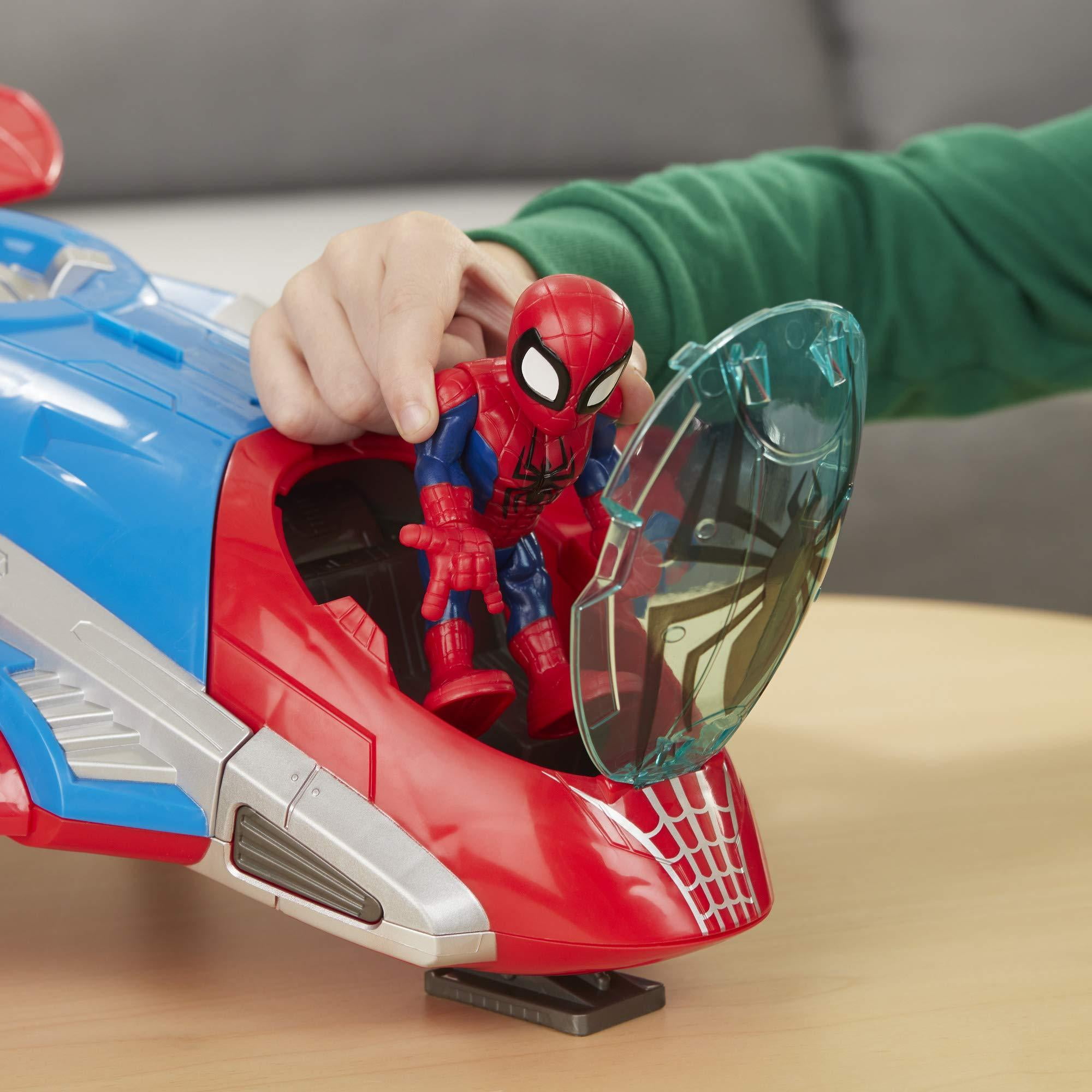 5-Inch Playskool Heroes Marvel SUPER HERO ADVENTURES Spider-Man Jetquarters