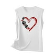 thumbnail image 5 of Birdeem Débardeur Ajusté à Imprimé Floral pour Femmes, Col Rond, Sans Manches, à Blocs, Tunique, T-Shirt, Hauts, 5 of 5