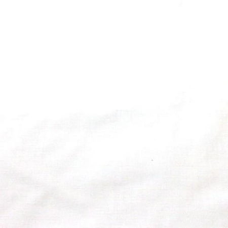 100% Cotton Voile Fabric Solid Pattern 60 (White)