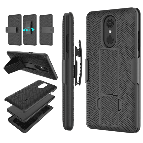 Tekcoo for Apple iPhone 6 6S 7 8 Plus X XS XR XS Max Cases Holster Belt Clip, Tekcoo Hard Shell [Built-in Kickstand] Locking Belt Swivel Clip Defender Full Body Ultra Slim Cases Cover