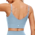 thumbnail image 1 of Top deportivo CRZ YOGA ajustable con espalda en V sin varillas azul talla L, 1 of 4
