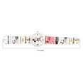 thumbnail image 3 of DISNEY Mickey Mouse Large Face Cream Comic Printed Strap Watch - MK5422LA, 3 of 7