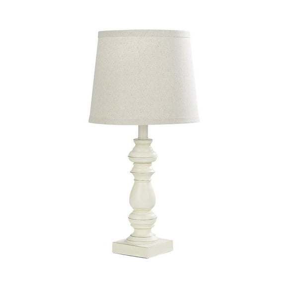 HOMETRENDS Table Lamp, 22 in., antique white