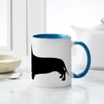 thumbnail image 6 of CafePress - Dachshund Silhouette - 11 oz Ceramic Mug - Novelty Coffee Tea Cup, 6 of 6