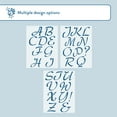thumbnail image 4 of Hello Hobby Stencil Set, 7" x 10", 3 Piece, Italics, 4 of 8