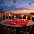 thumbnail image 4 of Todaioua Napperons du 250e Anniversaire des États-Unis, Napperons Patriotiques Rouges et Bleus avec Étoiles et Feux d'Artifice, Napperons de Table 12x18 Pouces pour le Memorial Day et la Fête de l'Indépendance, Décoration de Cuisine et Salle à Manger, 4 of 6