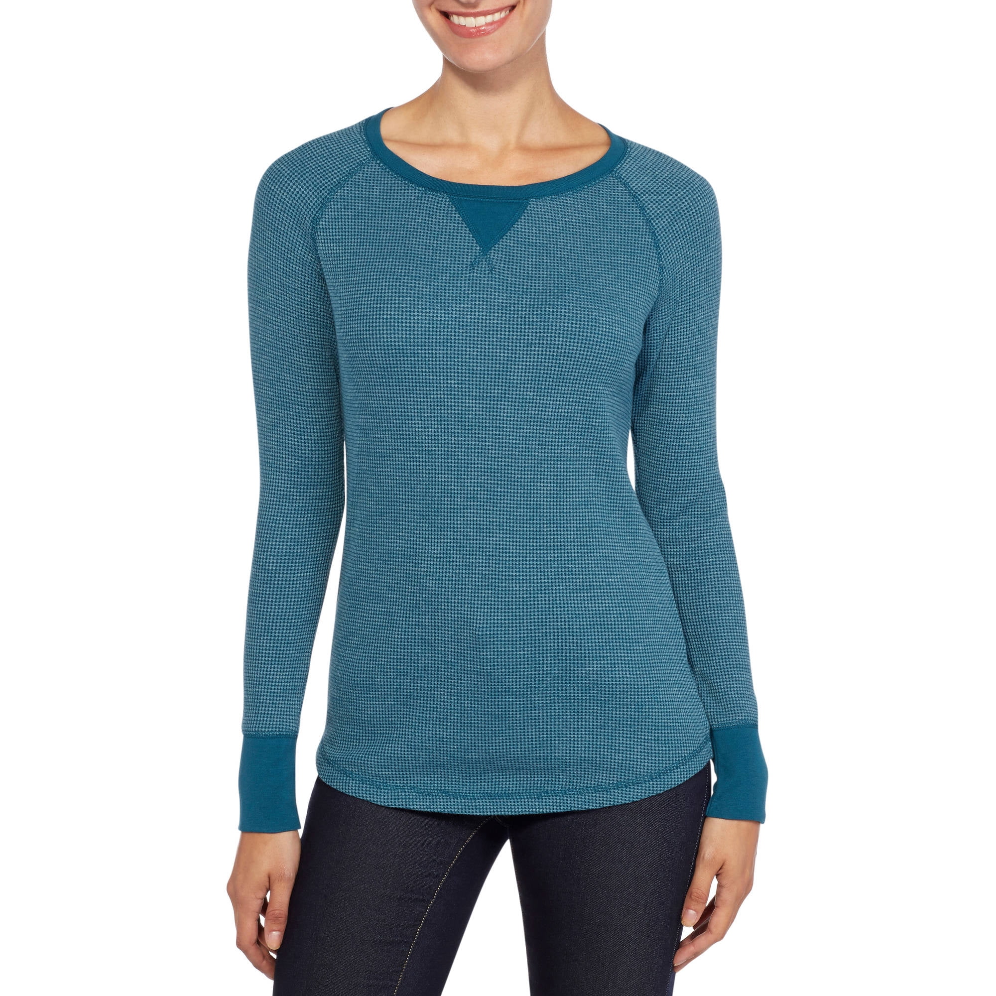 Faded Glory Faded Glory Women's Raglan Thermal TShirt Fall
