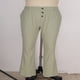 thumbnail image 5 of Pantalones largos para hombre, de lino, color liso, con bolsillos y botones, de poliéster., 5 of 7