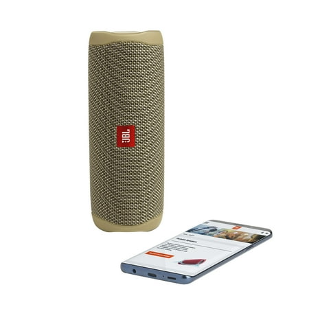 JBL - Flip 5 Portable Bluetooth Speaker - Desert Sand