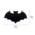 thumbnail image 3 of 3D Wooden Bat Display Shelf,Gothic Wall Hanging Decor for Stones,Crystals,and Essential Oils-as show, 3 of 6