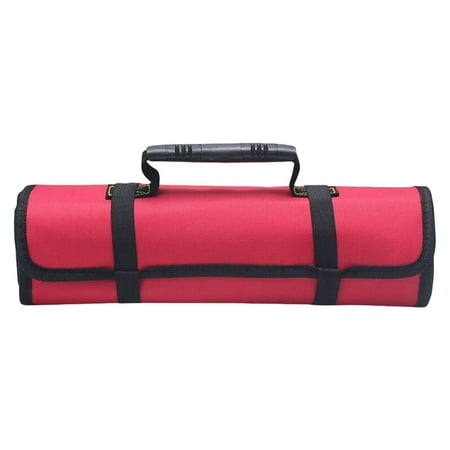 

Foldable Wrench Pouch Storage Carrier Organizer Roll Bags Red