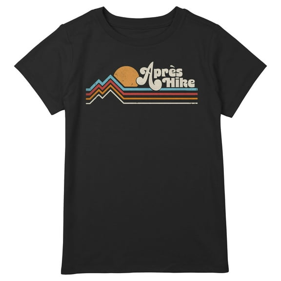 Girl's Lost Gods Apres Hike Graphic Tee Black XX Large Plus