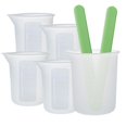 thumbnail image 1 of Accurate Scale Silicone Measuring Cups High Hardness Stirring Rods Sticks Diy-fg, 1 of 4