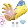 thumbnail image 2 of Pistola de burbujas eléctrica para niños, juguete inspirado en la película, máquina de burbujas de jabón para manos con luz, juguete soplador automático, regalo, 2 of 9