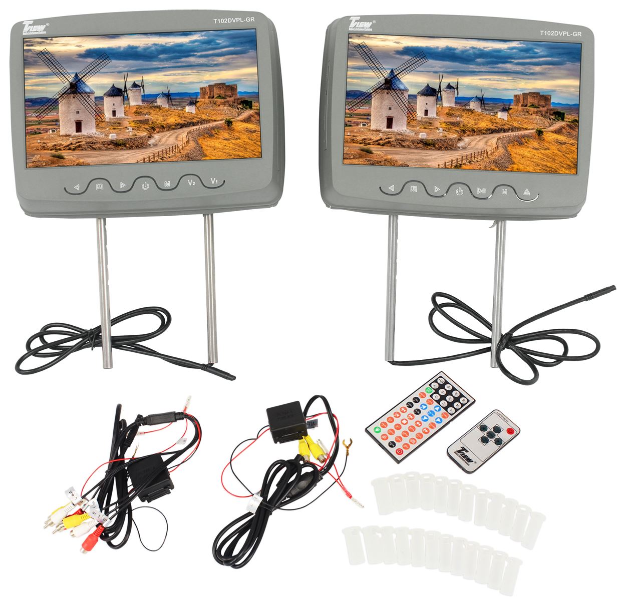 Car DVD/USB/SD TFT Headrest Monitors 