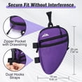 thumbnail image 7 of SupreGear Forearm Crutch Bag, Lightweight Elbow Pouch with Cup Holder, Purple, 1 Pack, 7 of 7
