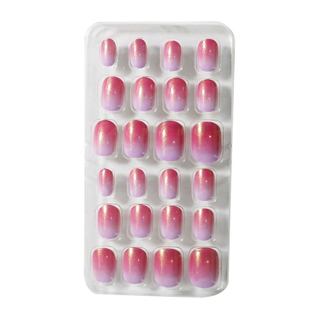 DPTALR 24 Bags Of Wearable Nails, Finished Nails, Children's Nails, Finished Nails