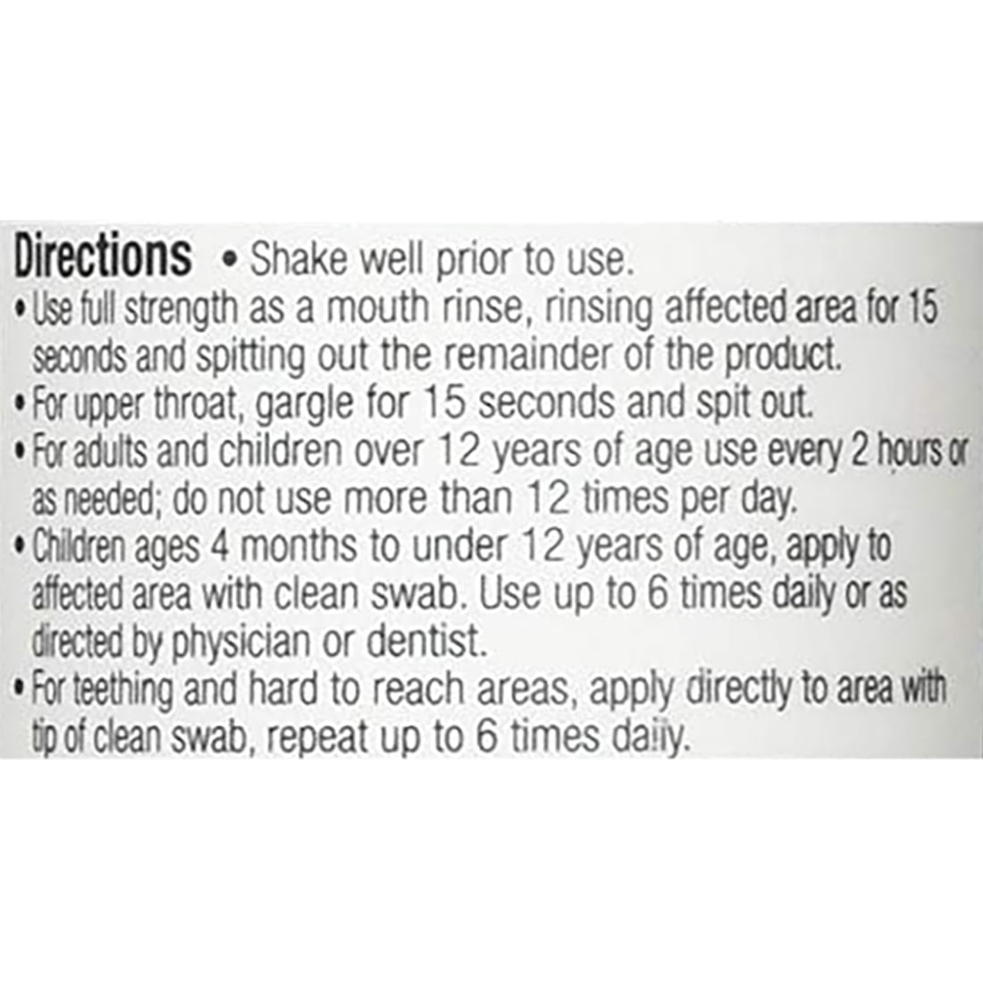 Ulcer Ease Anesthetic Mouth Rinse - 6 oz