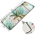 thumbnail image 2 of Kitchen Rugs and Mats Non-Skid Washable Runner Rugs Teal Palm Tree Leaves Long 72x24 inch for Floor Cushioned Hallway Entryway Indoor 2x6, 2 of 7