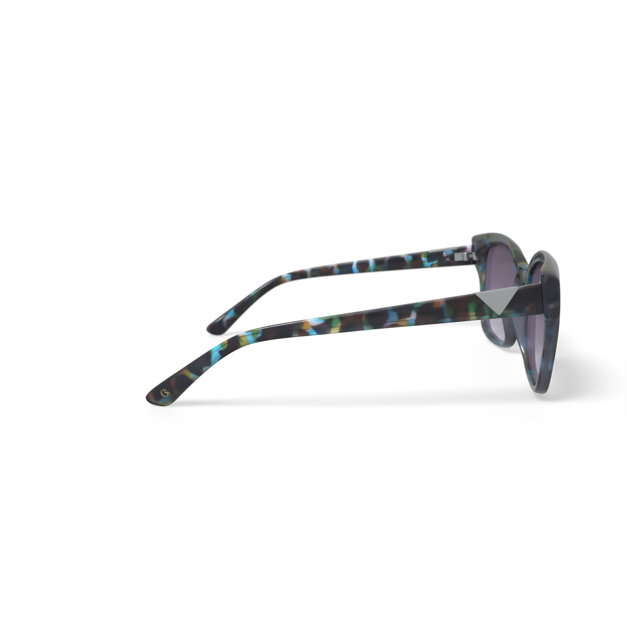 Christian Siriano Rx'able Womens Sunglasses, Daphne, Teal Tortoise, 53.5-19.5-139