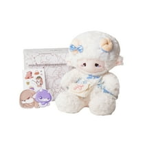 RUIG Sheep Plush Toy - Dress-Up Lamb Plush Toy 11.4 Inches with Removable Outfit & Handbag - Ultra-Soft Stuffed Animal Gift for Valentine's/Birthday, Machine-Washable(Including Gift Box)
