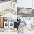 thumbnail image 5 of Pioneer Flower Floral Print Pattern Kitchen Rugs Sets Of 2,Anti Fatigue Kitchen Mat Rugs Non Slip Washable,Decorative Kitchen Floor Mats for Kitchen,Sink,Laundry,17"x30"+17"x47", 5 of 7