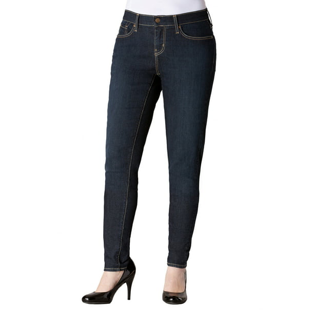 Signature by Levi & Co. Women's Skinny Jeans - Walmart.com