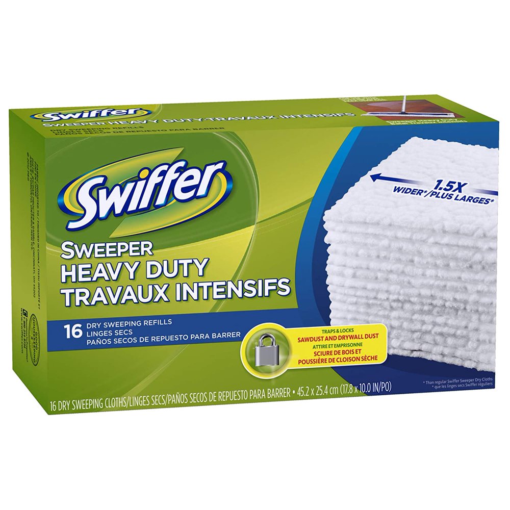 Swiffer Sweeper XLarge Disposable Sweeping Cloths, 16Count Boxes