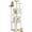 Beige, variant on BestPet 54in Cat Tree Tower, Scratch Posts, Condo, Toys, Dark Gray, Perfect for Active Cats
