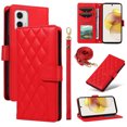 thumbnail image 1 of Motorola MOTO G73 Phone Case , Wallet Flip Cover Adjustable Crossbody Lanyard Magnetic Card Slots, 1 of 5