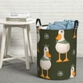 thumbnail image 6 of Haiem Mallard Ducks Wild Birds Print Laundry Basket, Laundry Hamper, Collapsible Laundry Baskets, Dirty Clothes Hamper, Waterproof with Handles for College Dorm, Family-Small, 6 of 6