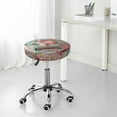 thumbnail image 5 of Vintage Typewriter Floral Round Bar Stool Seat Covers, Elastic Round Chair Cover Stool Seat Slipcover Bar Stool Cushions Round Pad for 12-14 inch, 5 of 5