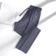 thumbnail image 2 of Pantalones holgados de seda helada con elástico para hombre - Poliéster, pierna recta, ropa informal/para correr, 2 of 7