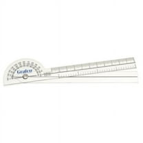 GF Health Products 13635 6 in. Plastic Pocket Goniometer, Clear
