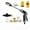 black_Hot#1893, variant on High Pressure Car Wash Water Spray Hose with 15m Extension and Four Connectors – Portable Garden Hose Nozzle for Cleaning Cars, Gardens, and Outdoor Surfaces