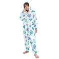 thumbnail image 5 of Paws Love Pattern One Piece Pajamas Soft Jumpsuit Cozy Sleep and Play Romper Zipper and Pockets 5-6T, 5 of 8