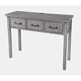 thumbnail image 4 of Jofran North Coast 42" Washed Finish Three Drawer USB Charging Sofa Table, 4 of 10