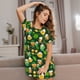 thumbnail image 3 of Easygdp St Patrick's Day10 Camisón de manga corta para mujer, informal, estampado, 3 of 6