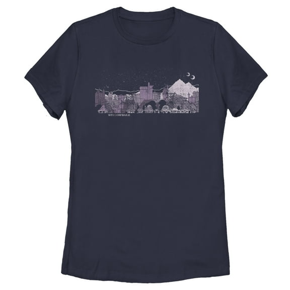 Women's Onward Willowdale View  Graphic Tee Navy Blue Small