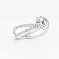 thumbnail image 2 of Ariana Jewel Elegant Engagement Wedding Criss Cross Ring for Women - 1.6 Ct Round Cut Lab-Created Simulated Diamond - 14K White Gold Plated - Perfect Gift for Her on Special Occasions and Anniversary, 2 of 2
