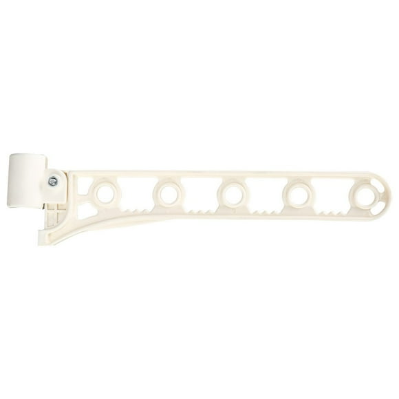 BAOYOUNI Ivory Hook Accessories Clothes Hanger with with Screw & Chuck for Tension Pole Clothes Drying Rack, Laundry Stand Shelf 1-Piece