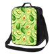 thumbnail image 1 of Disketp Green Avocado Bolsa Térmica Estampada para Almuerzo, Lonchera para Hombres y Mujeres Adultos, 1 of 7