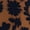 Brown Oak Wildflowers, variant on Women's Scoop Neck Midi Dress with Long Sleeves, Sizes XS-XXXL