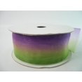 thumbnail image 1 of Ribbon Bazaar Rainbow Sheer Organza 1-1/2 inch Green Plum 25 yards Ribbon, 1 of 1