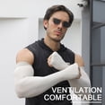 thumbnail image 4 of 3 pares de guantes de protección solar sueltos de gran tamaño manga de hielo ciclismo manga de hielo protector de brazo de viaje al aire libre MFZFUKR BST3015353-4, 4 of 5