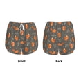thumbnail image 3 of Daiia cute fall fox leaf Pattern Women's 2 in 1 Running Shorts - Lightweight Athletic Workout Gym Yoga Shorts Liner with Phone Pockets-Small, 3 of 7